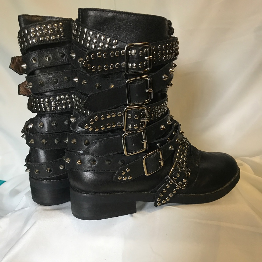 Jeffrey Campbell Cruzados Learher Boots