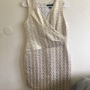 Gold Lauren Ralph Lauren dress