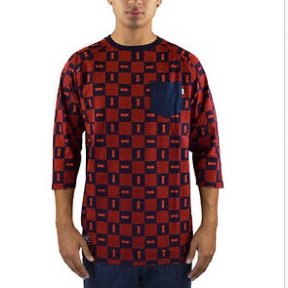 DGK Checkers Custom 3/4 Sleeve Pocket Knit - Picture 2 of 7