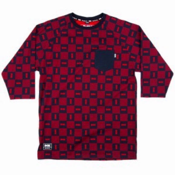DGK Checkers Custom 3/4 Sleeve Pocket Knit - Picture 4 of 7