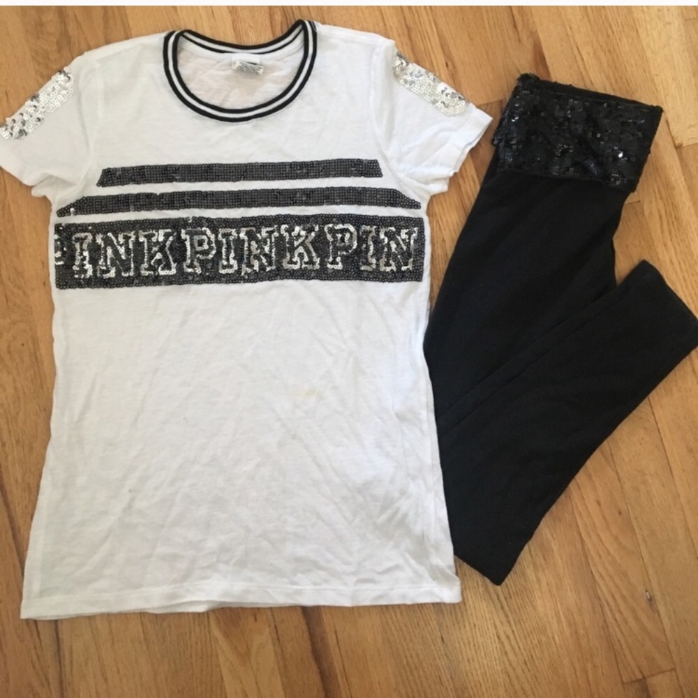 Victoria secret sequin outfit bundle