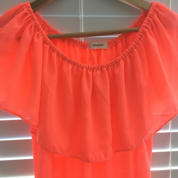 Tangerine Adrienne Top - Picture 2 of 2