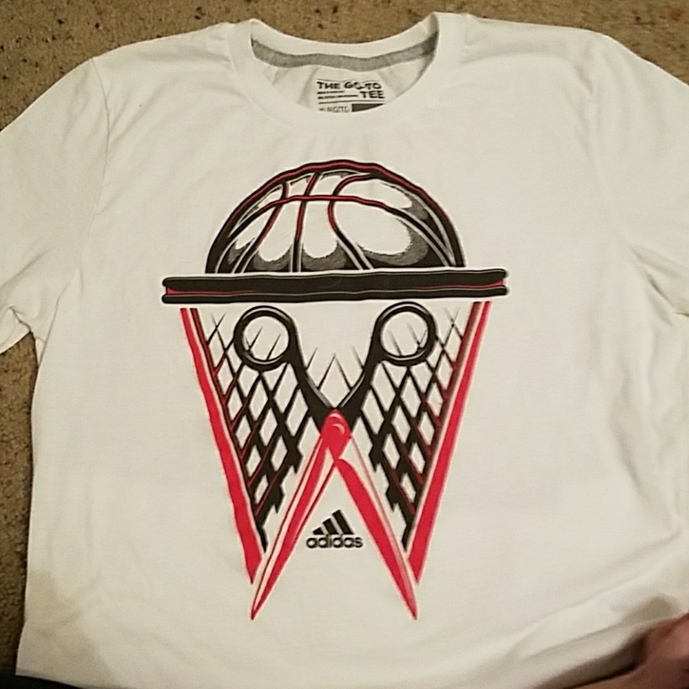 Adidas basketball tee