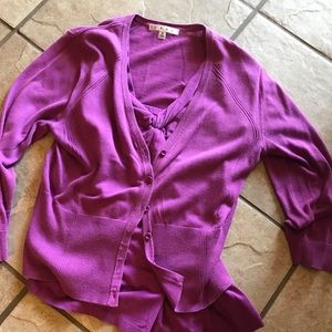 Cardigan w/matching tank