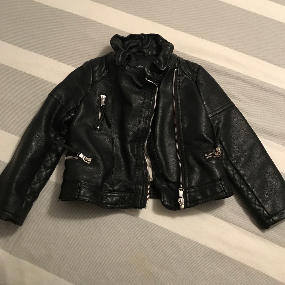 Zara leather jacket