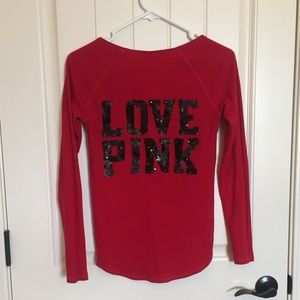Victoria's Secret Pink! Long Sleeve Thermal Top