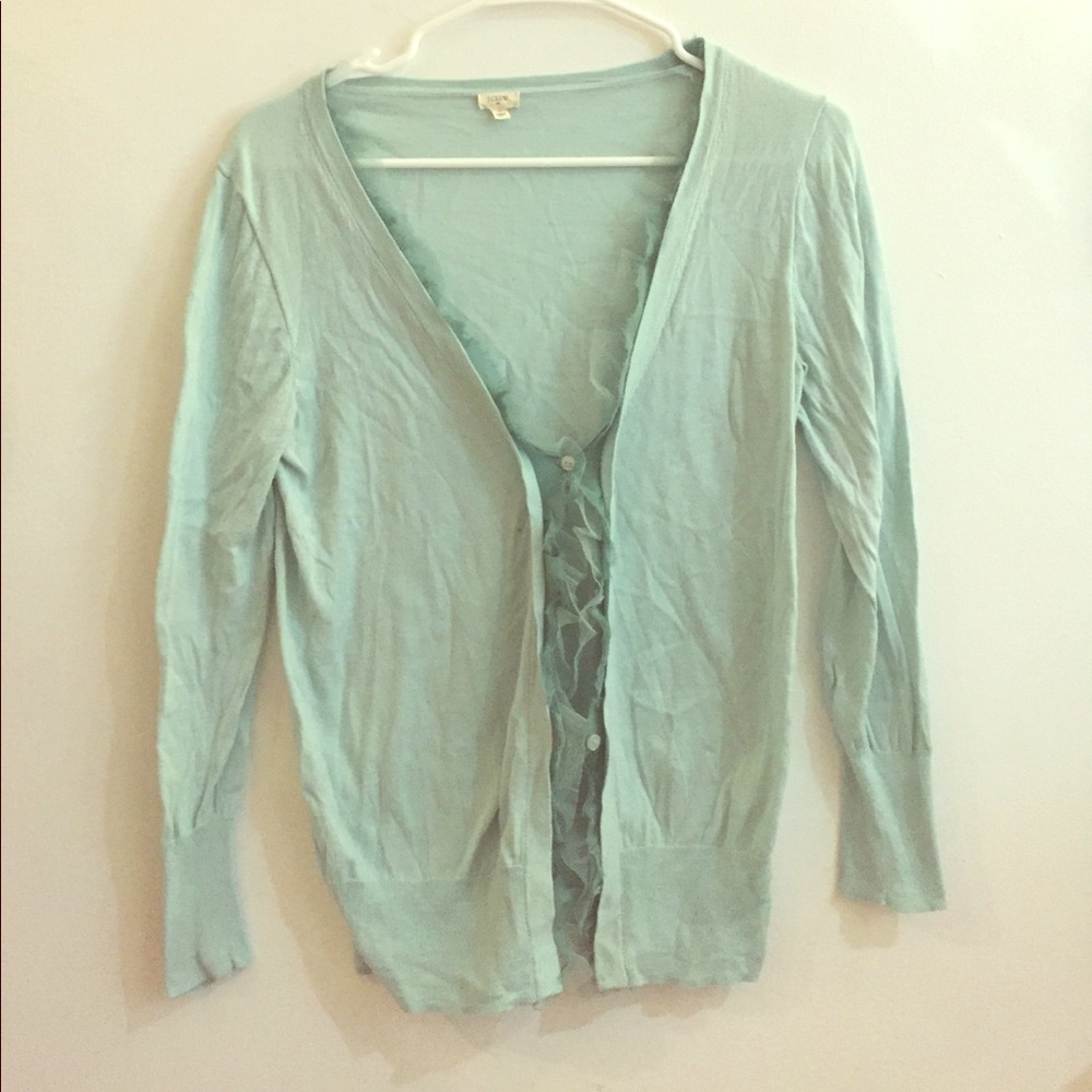 Robbin Blue Jcrew cardigan