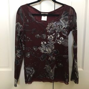 Maroon Fuzzi top