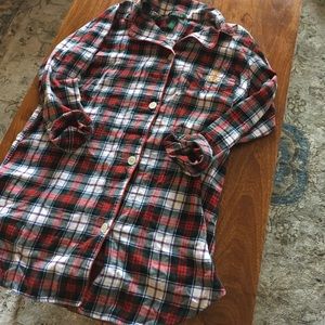 Ralph Lauren Flannel Sleep Shirt
