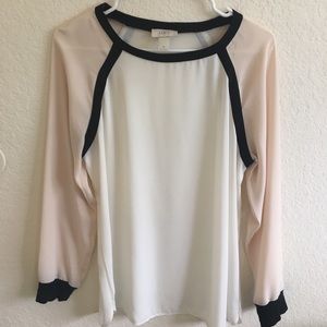 Long sleeve blouse