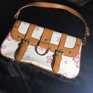Cherry blossom smiles purse