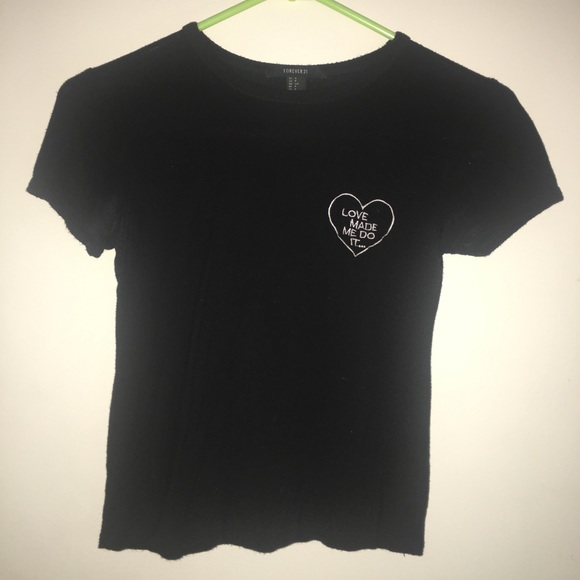 Love made me do it black Shirt - Picture 1 of 2