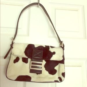 Small cowhide purse