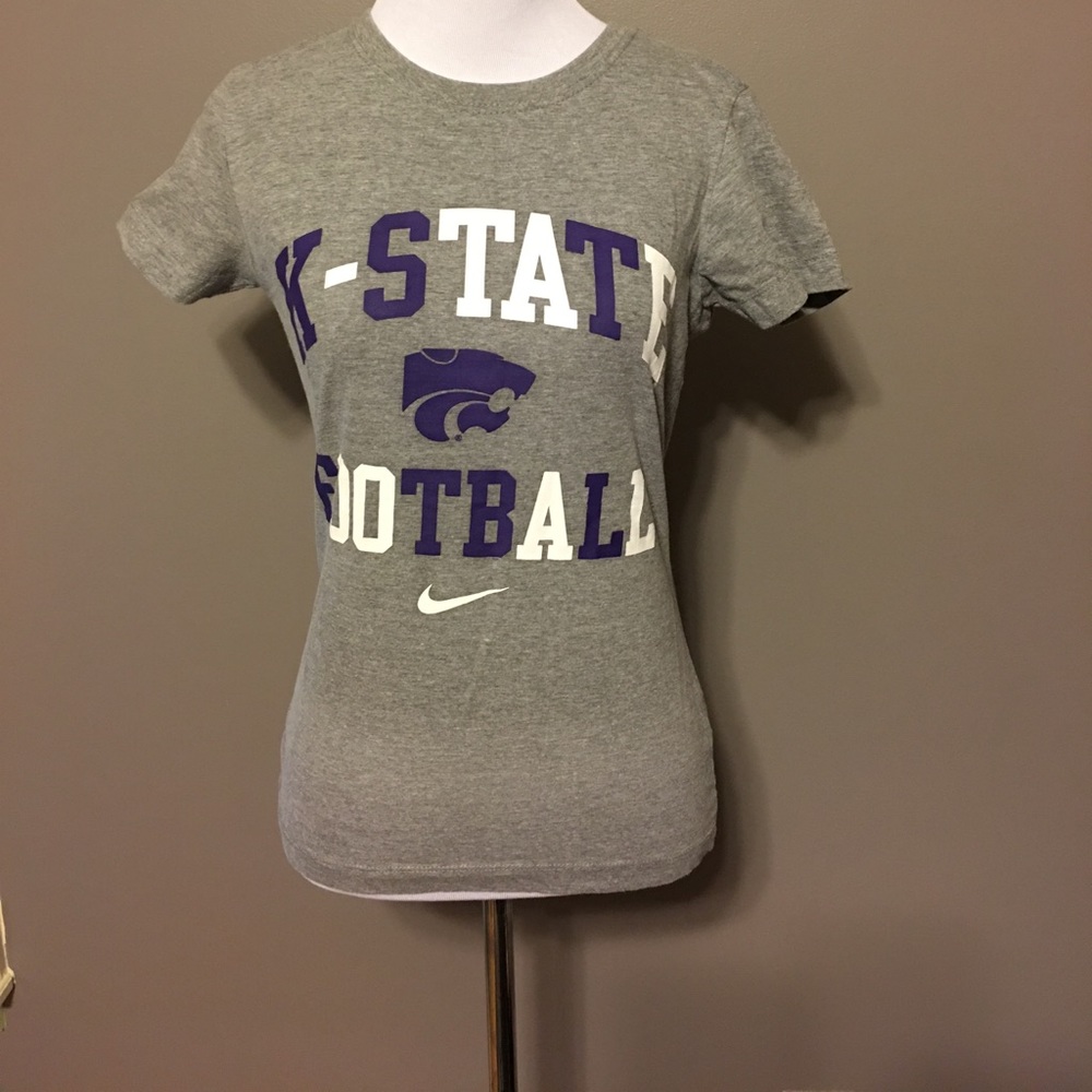 Kansas K State Nike football slim fit tee