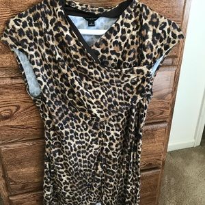 Ann Taylor Leopard Top size M