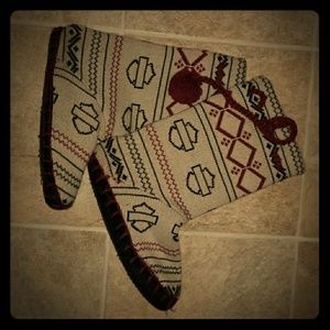 *Final Price* Harley Davidson Boot Slippers