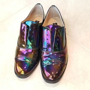 Steven by Steve Madden Iridescent Oxfords