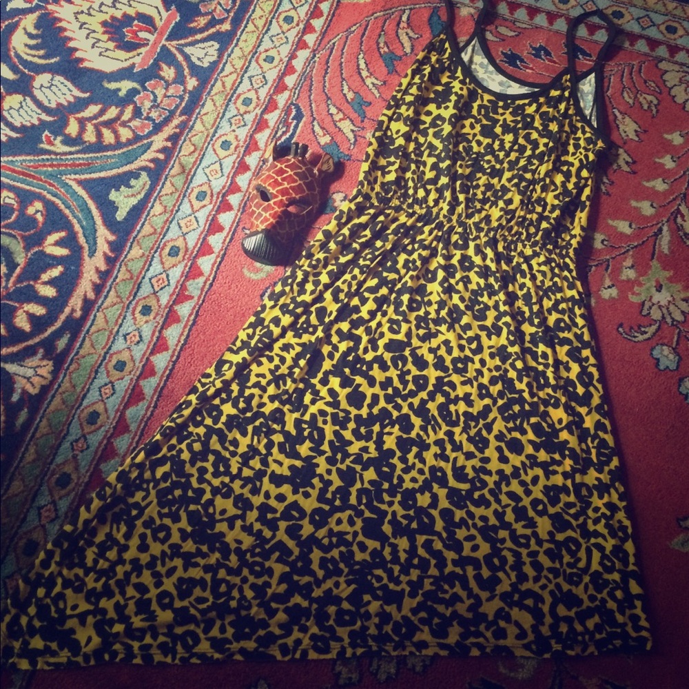 Jaguar print dress