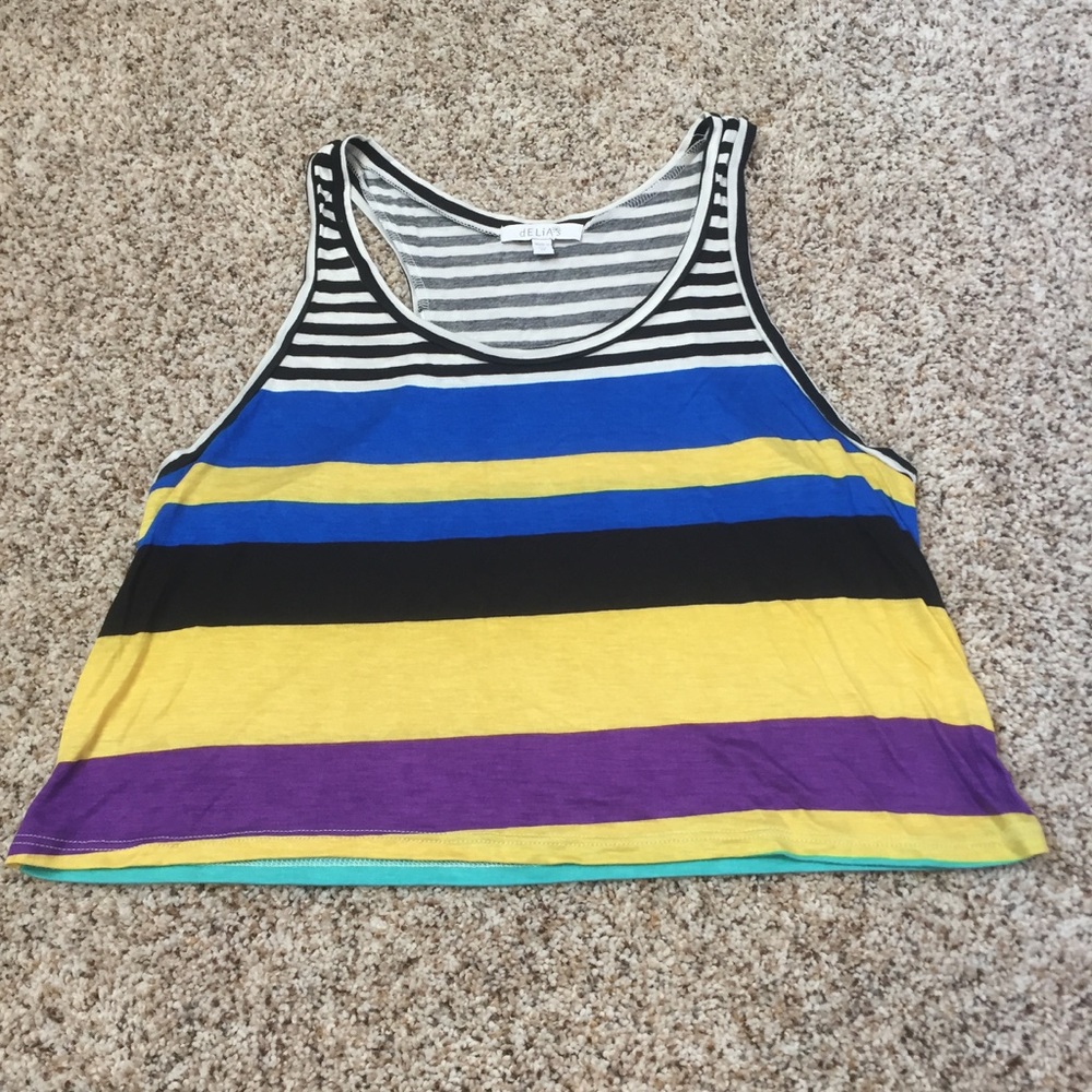 Striped Crop Top