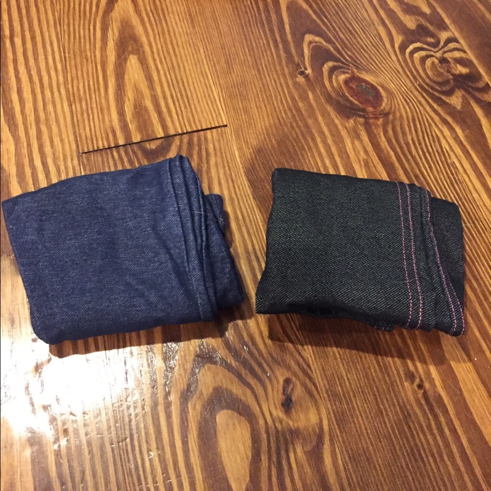 Baby 24 months 2 pair jean leggings