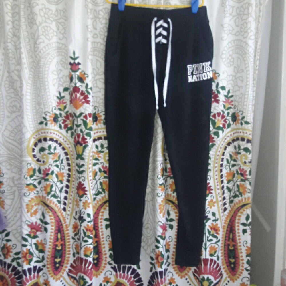 LACE UP SKINNY SWEATPANT