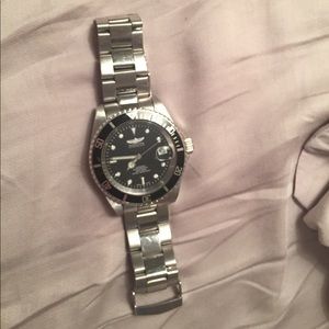 Invicta waterproof stainless steel watch mens