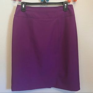 Purple Pencil Skirt