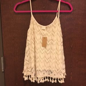 Crochet Tassel Tank