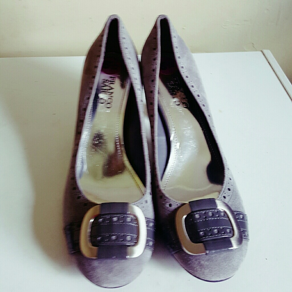 Franco Sarto grey pumps size 8.5