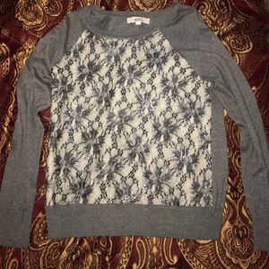 Cute lace sweater