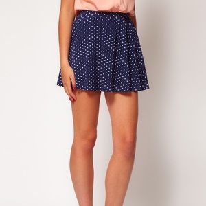 ASOS Polka Dot Skater Skirt ASOS Polka Dot Skater Skirt