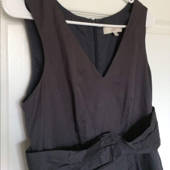 Loft Dark Grey Dress - Picture 2 of 8