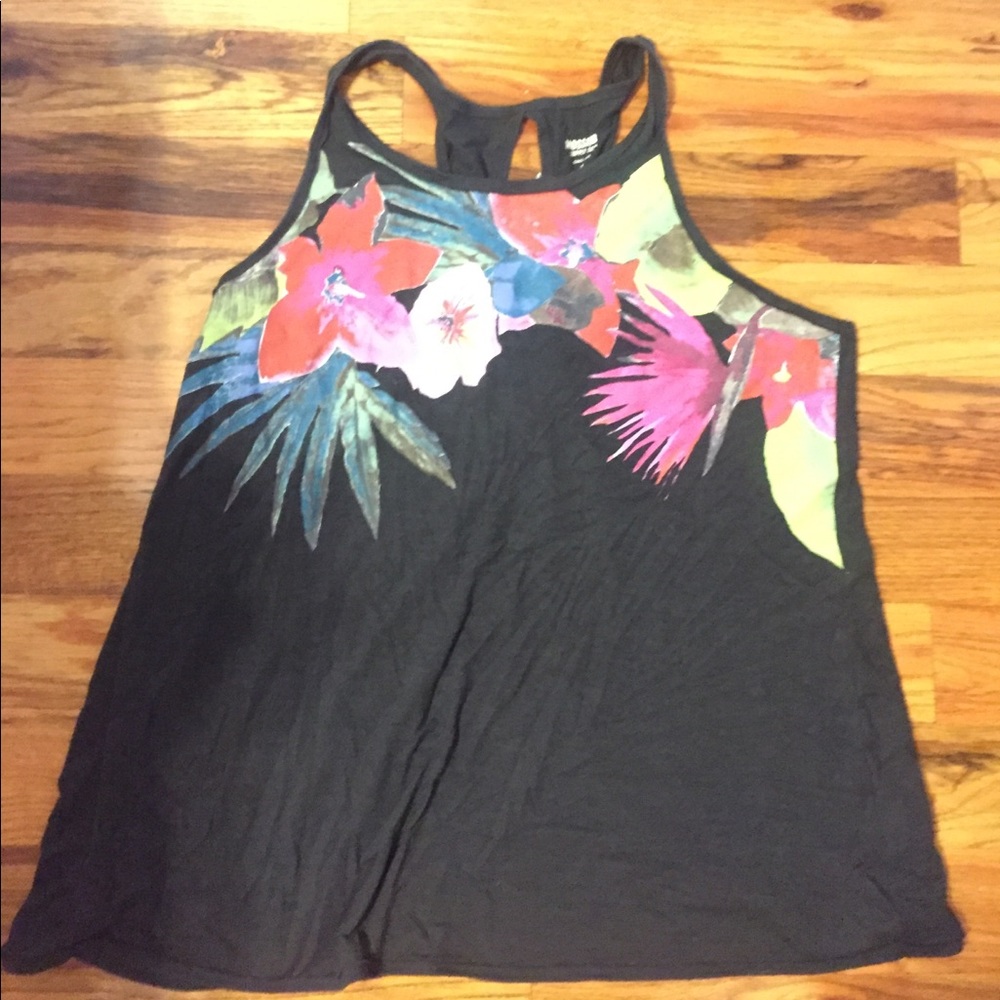 Mossimo tropical print tank top