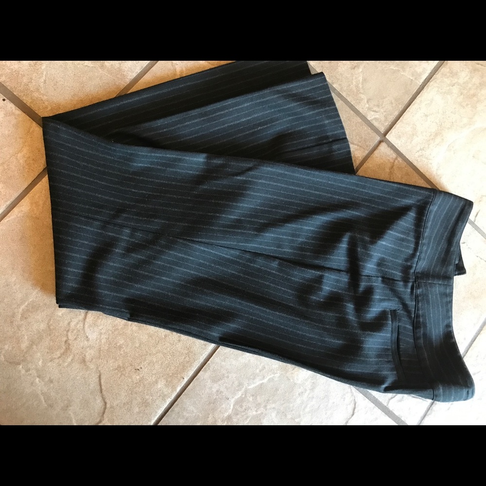 Striped trousers