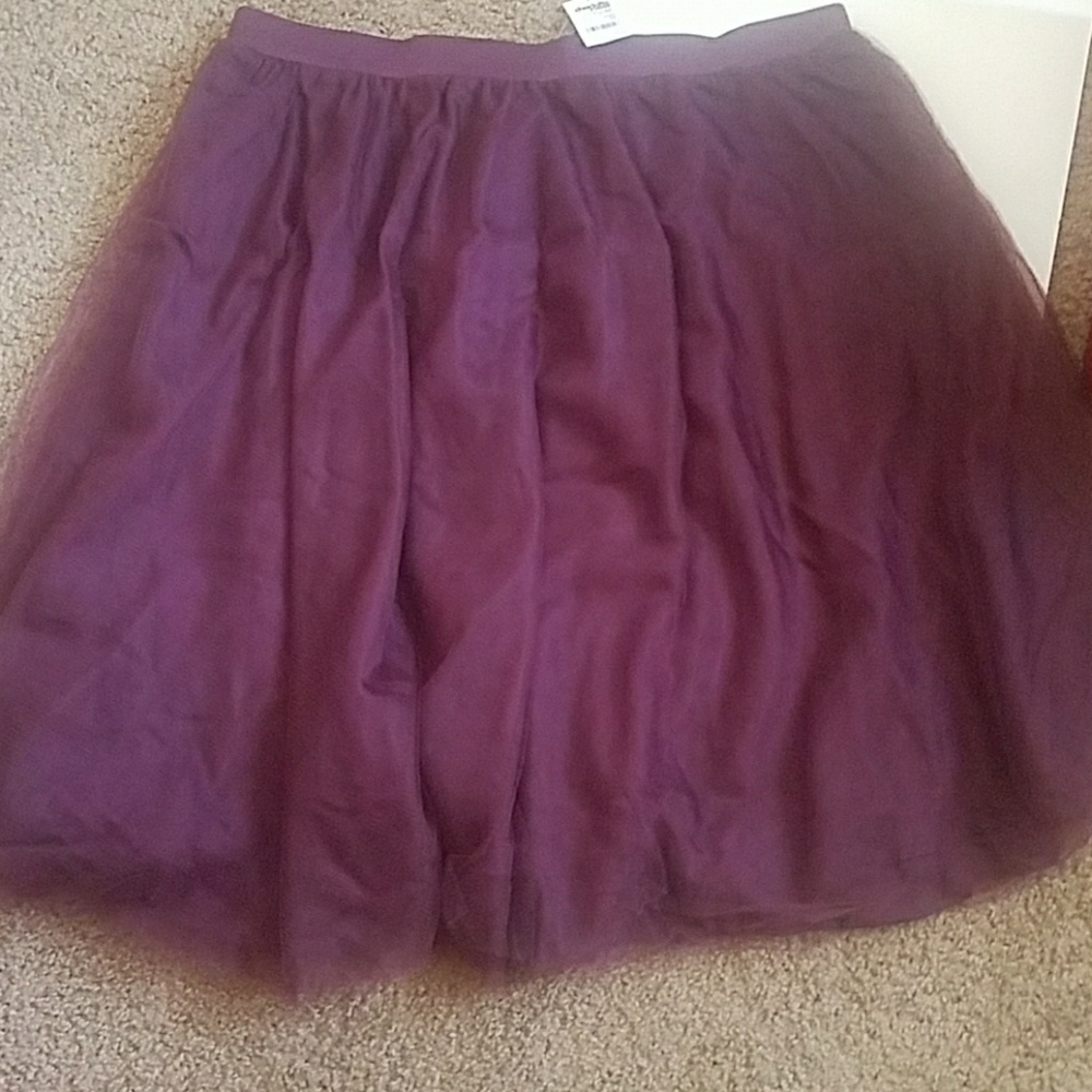 Deep purple tutu skirt 3x