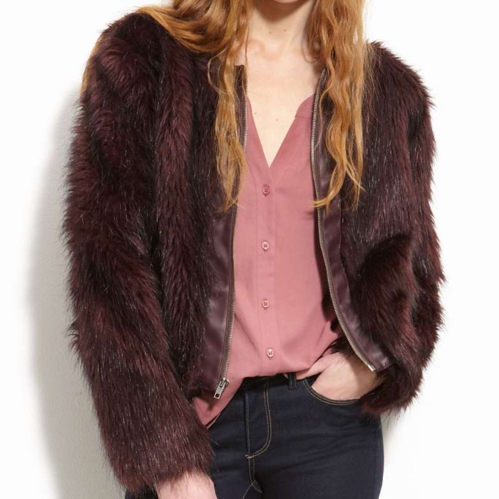 Willow & Clay FAUX FUR jacket