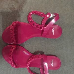 Givenchy Chain Link Jelly Sandals
