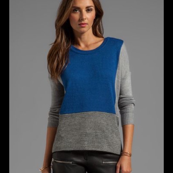 Beautiful color blocked sweater - Picture 2 of 9