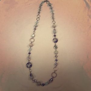Loft beaded and crystal necklace