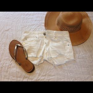 AE white denim shorties 00