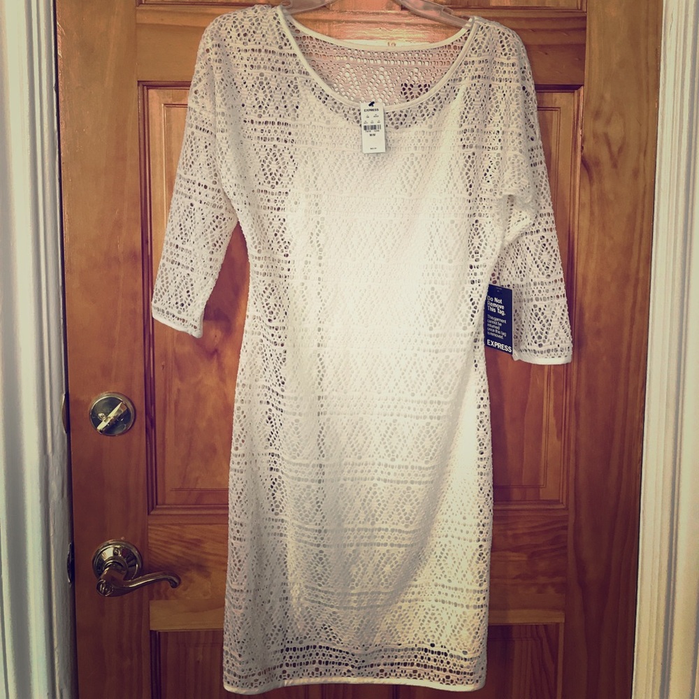 White lace Express dress