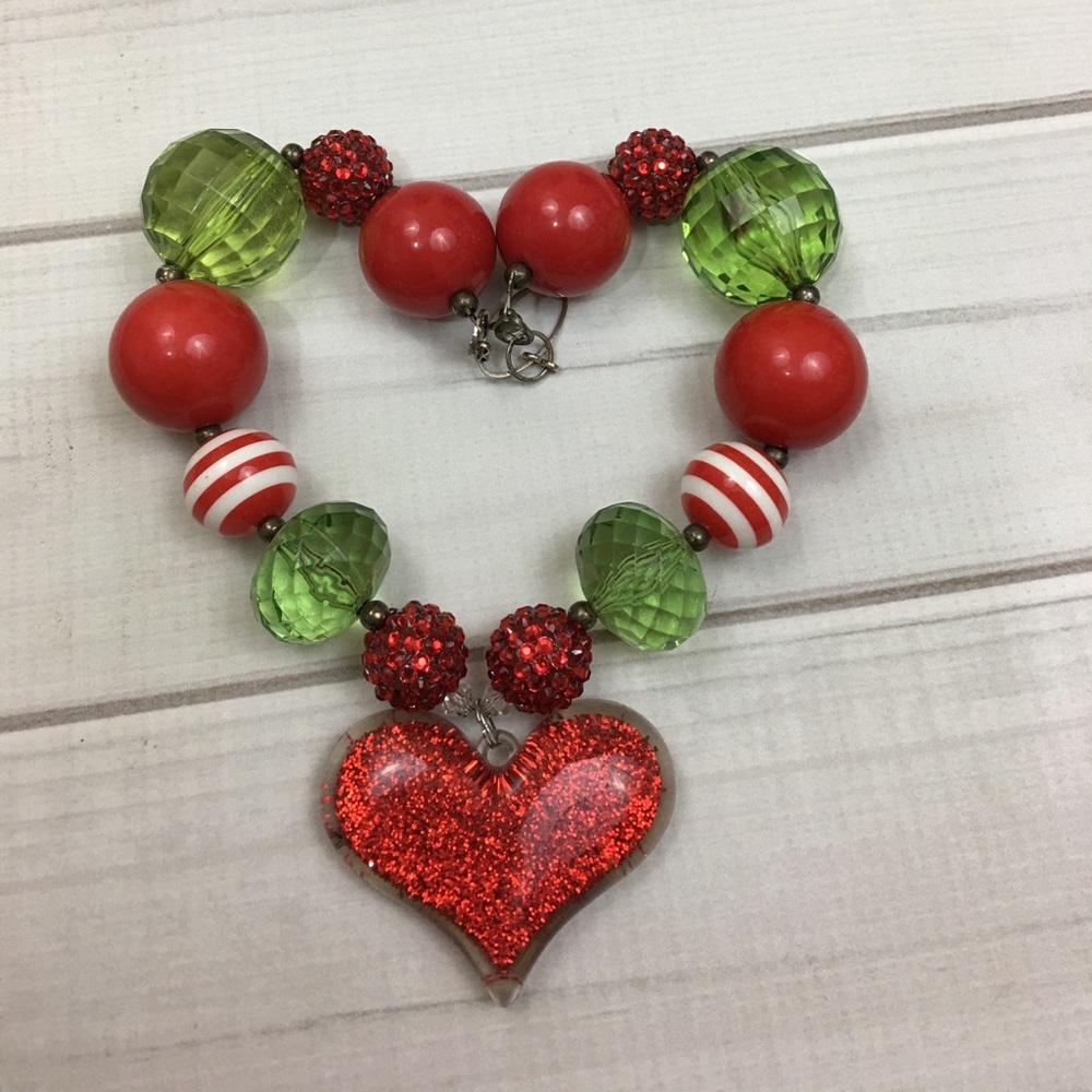 Chunky beaded necklace