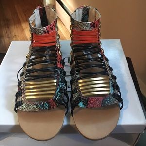 Steve Madden Multi Color Sandals