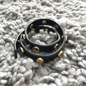 Tory Burch leather strap bracelet 🖤