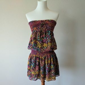 Off Shoulder Ditsy Floral Dress