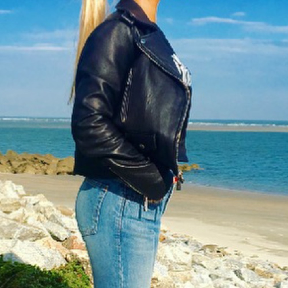 Sold✅ Michael Kors leather jacket - Picture 5 of 6
