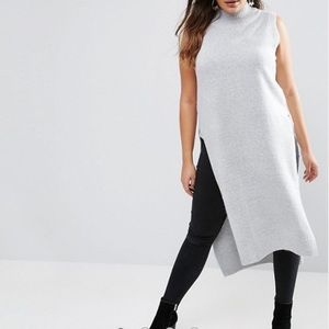 Alice & You Side Laced Sleeveless Knit Tunic