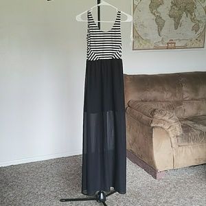 Cute striped maxi dress