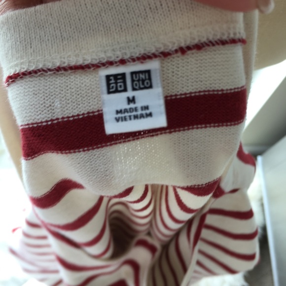 RED and white striped top - Picture 3 of 3