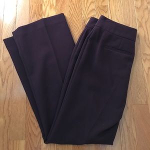 Loft burgundy trousers